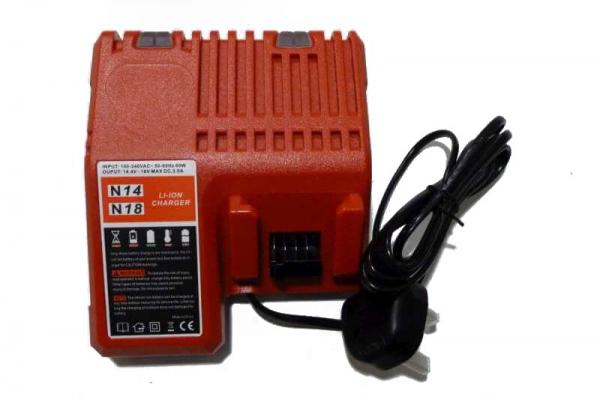 Milwaukee - 14,4V-18V Max - 3A - Li-Ion